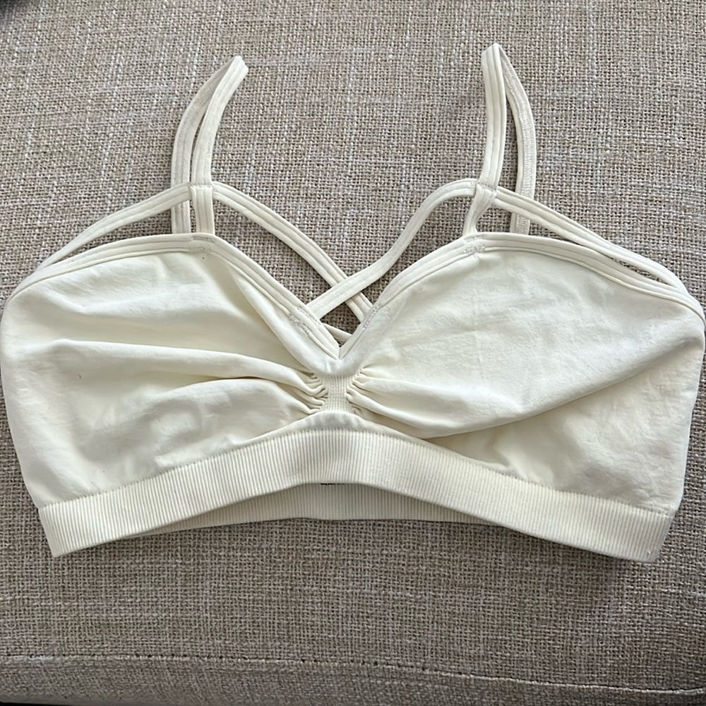 LF cream bralette NWT festival boho